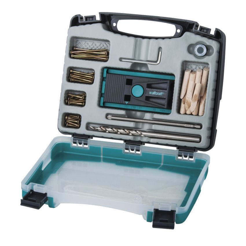 Kit Universal de Cavilhas(maleta)-4645000-Wolfcraft