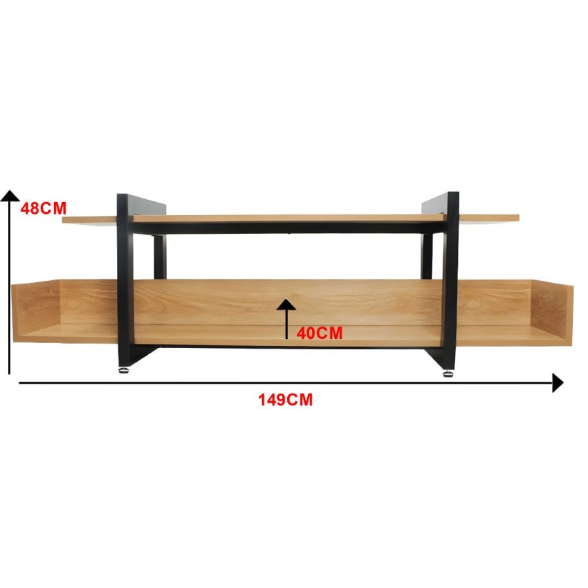 Estante Cercada para Sala de Estar 1500 - PLANK L10