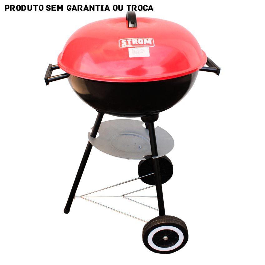 Churrasqueira Compacta a Carvão - YH22017D - STROM - OPENBOX