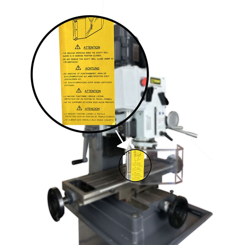 Furadeira, Fresadora Elétrica de Bancada e Coluna ZX45-110V - STROM