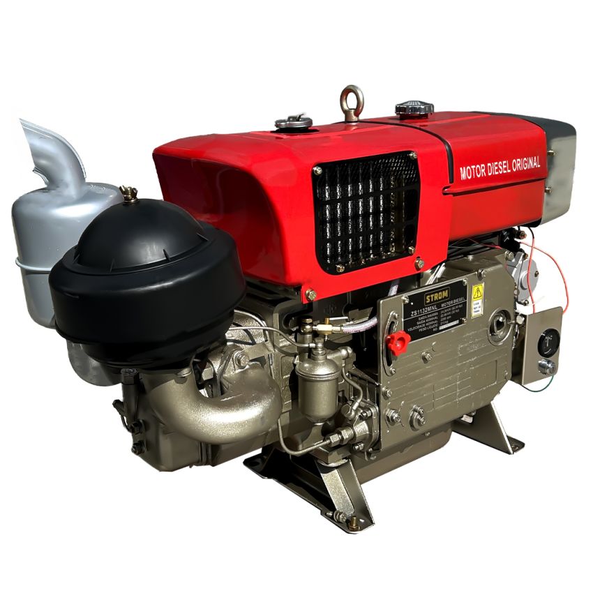 Motor Diesel Refrigerado a Água 32 Hp - Partida Elétrica - ZS1132MNL - STROM
