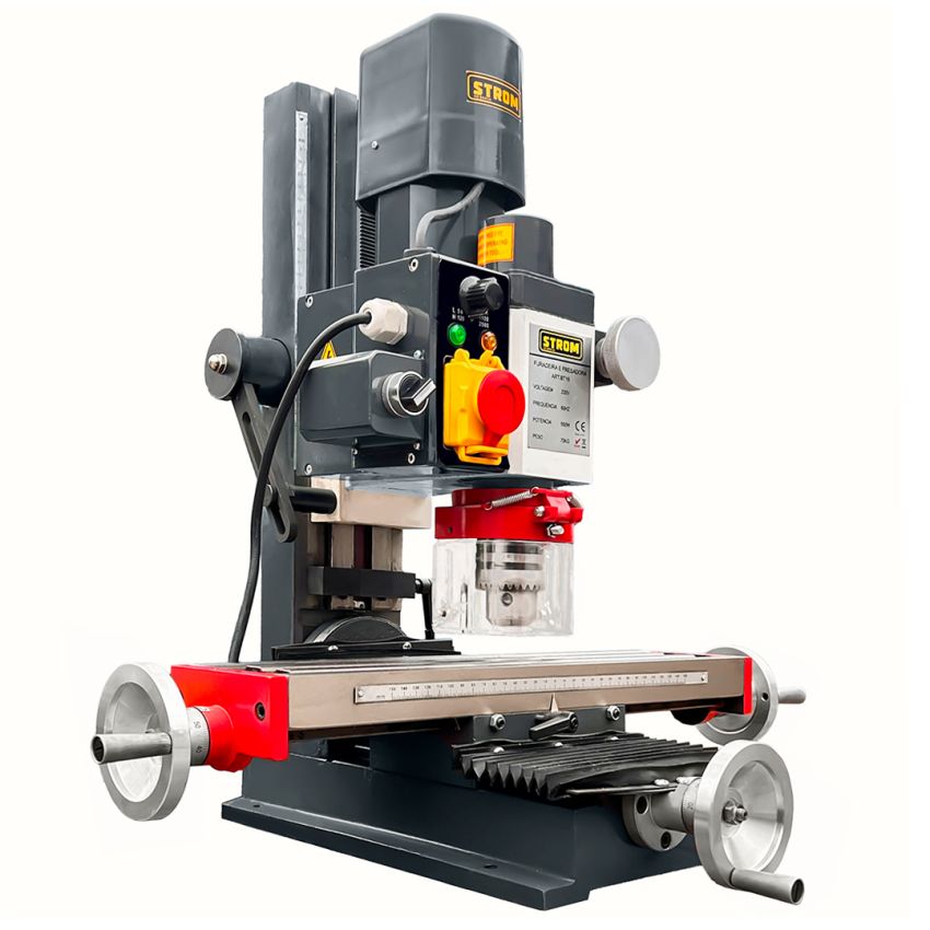 Fresadora e Furadeira de Coluna Profissional 550W - 220V - BT16