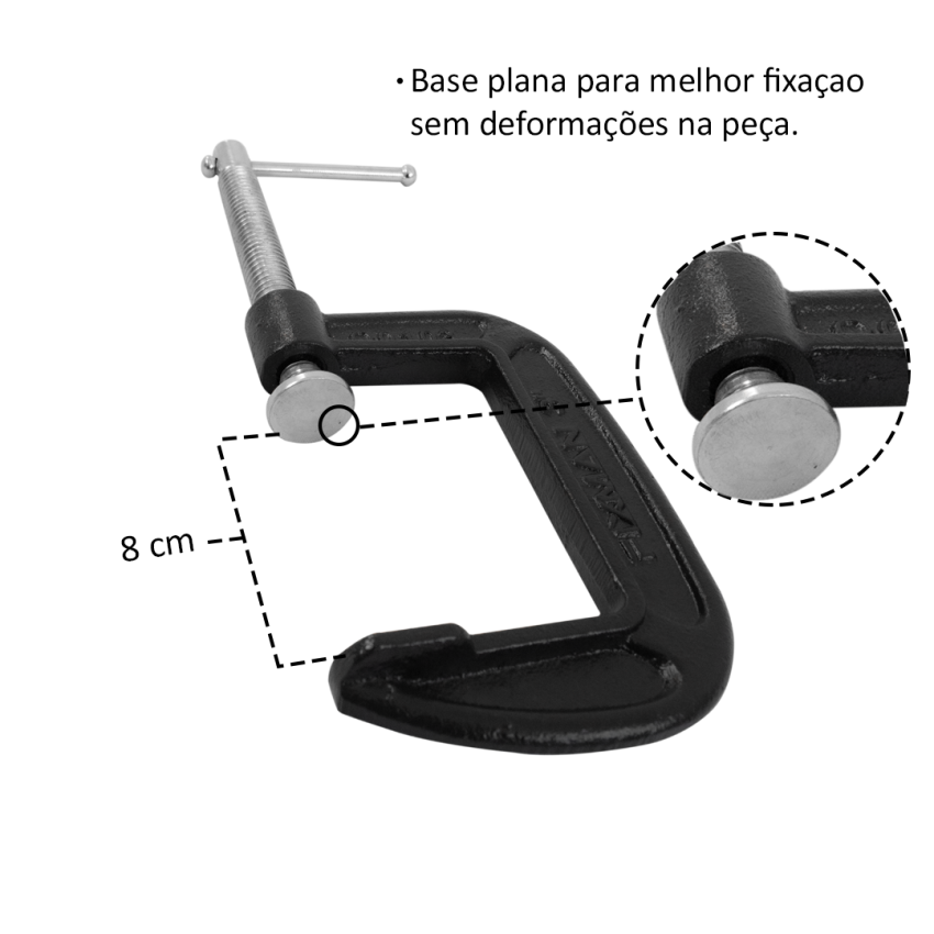 Grampo Sargento Tipo C 3