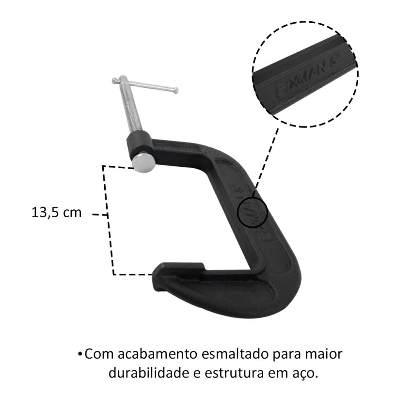 Grampo Sargento Tipo C 5