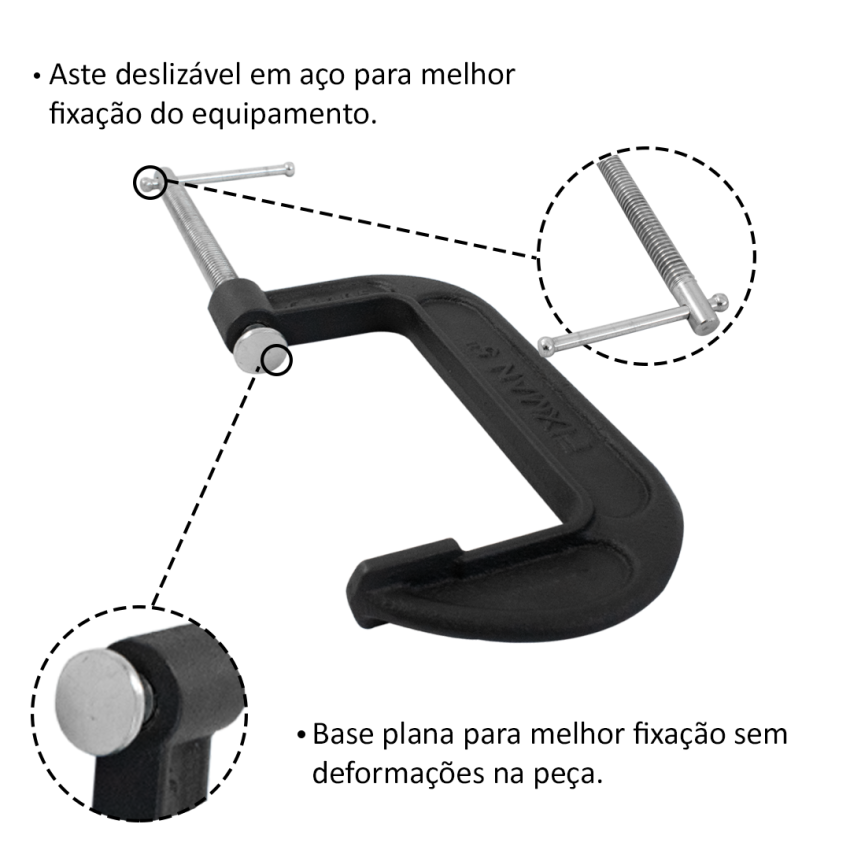 Grampo Sargento Tipo C 5