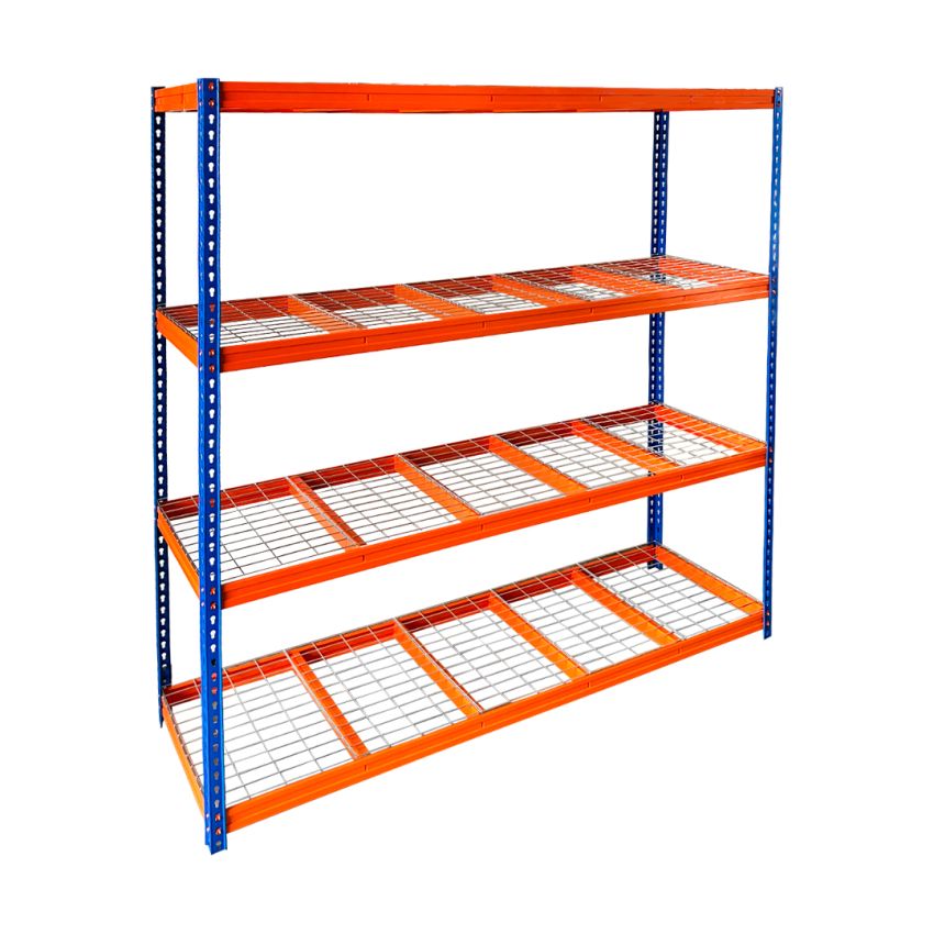 Estante Industrial em Aço 1200 Kilos 200x200x60 C/ 4 Prateleiras - H20060