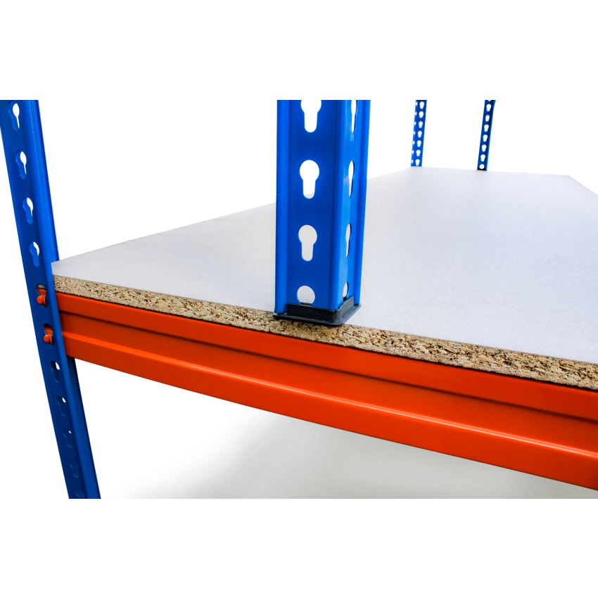 Bancada de Trabalho Reforçada com 2 Prateleiras 400 Kilos-HWB18060-STROM