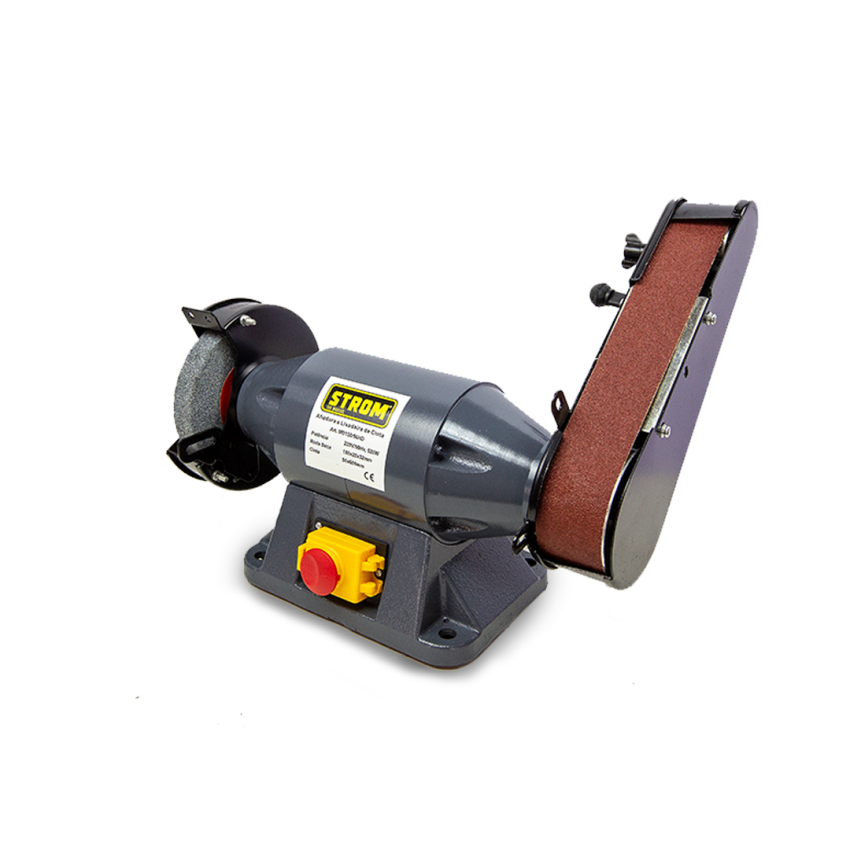 Motor Esmeril com Lixadeira de Cinta 520W 220V - MD150/50HD - STROM