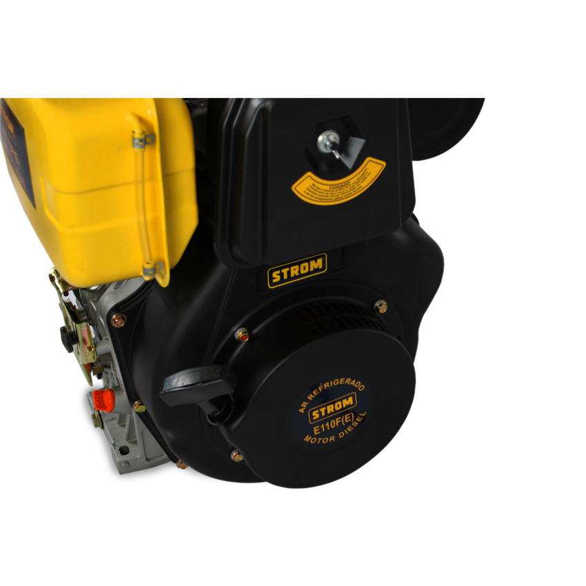 Motor a Diesel Estacionário Refrigerado a Ar com Partida Elétrica E110FE 14HP- STROM