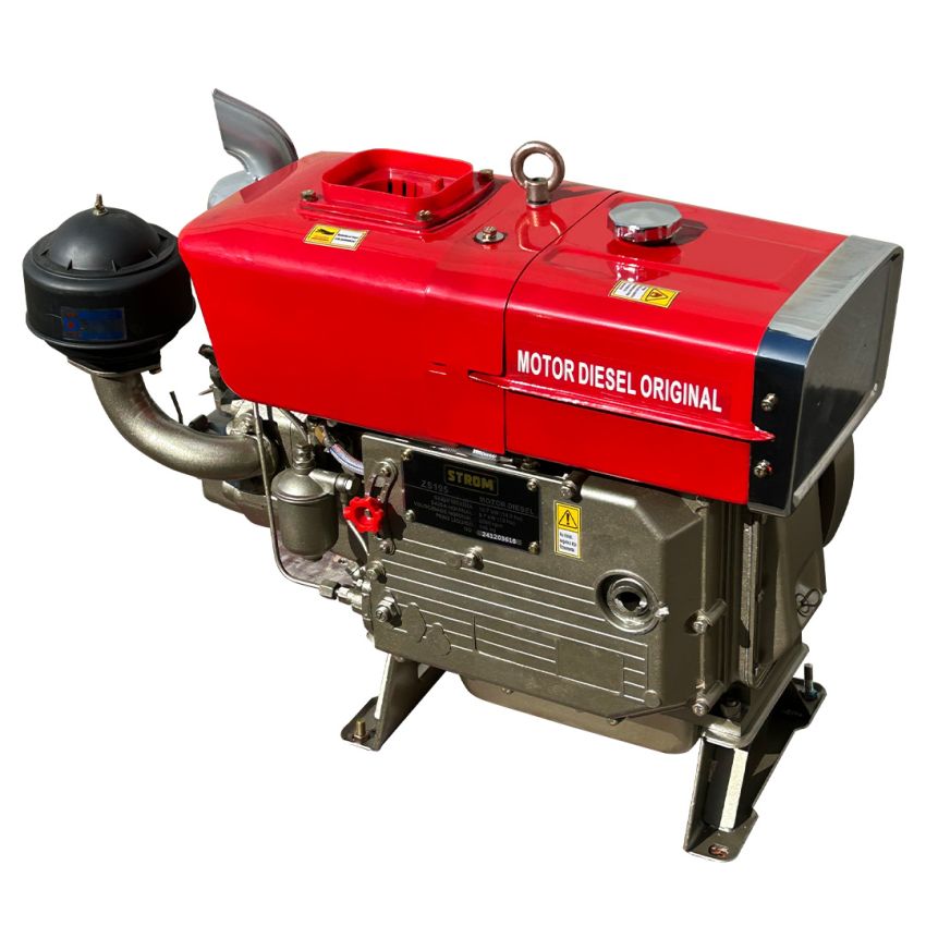 Motor Diesel 13HP Partida Manual Refrigerado a água ZS195G - STROM