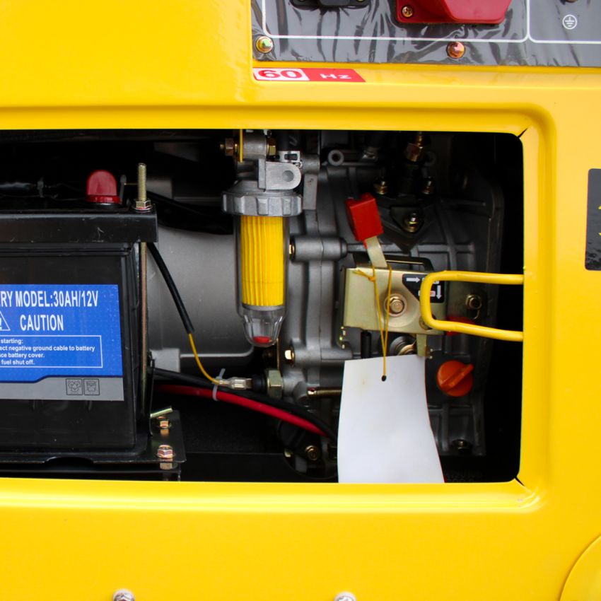 Gerador de Energia a Diesel 7KW, Silencioso DG8250LN-3P Trifásico 220/380v – STROM