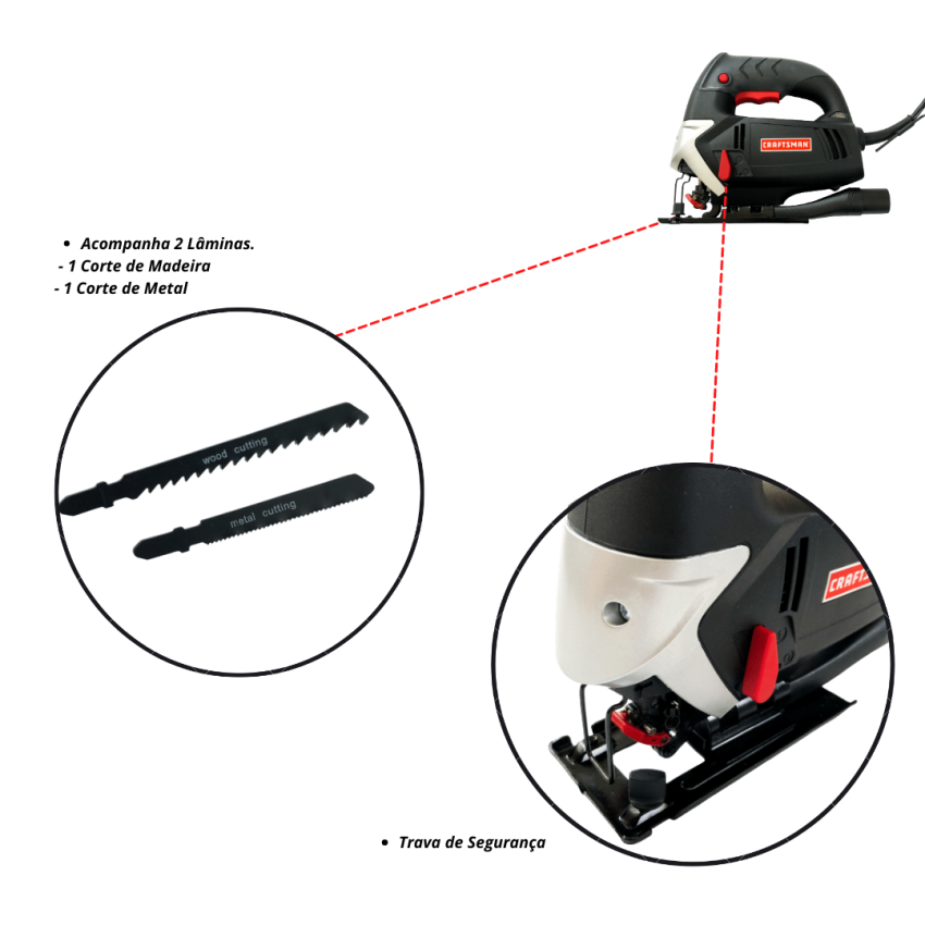 Serra Tico-Tico 5.0 amp - 2190 Craftsman