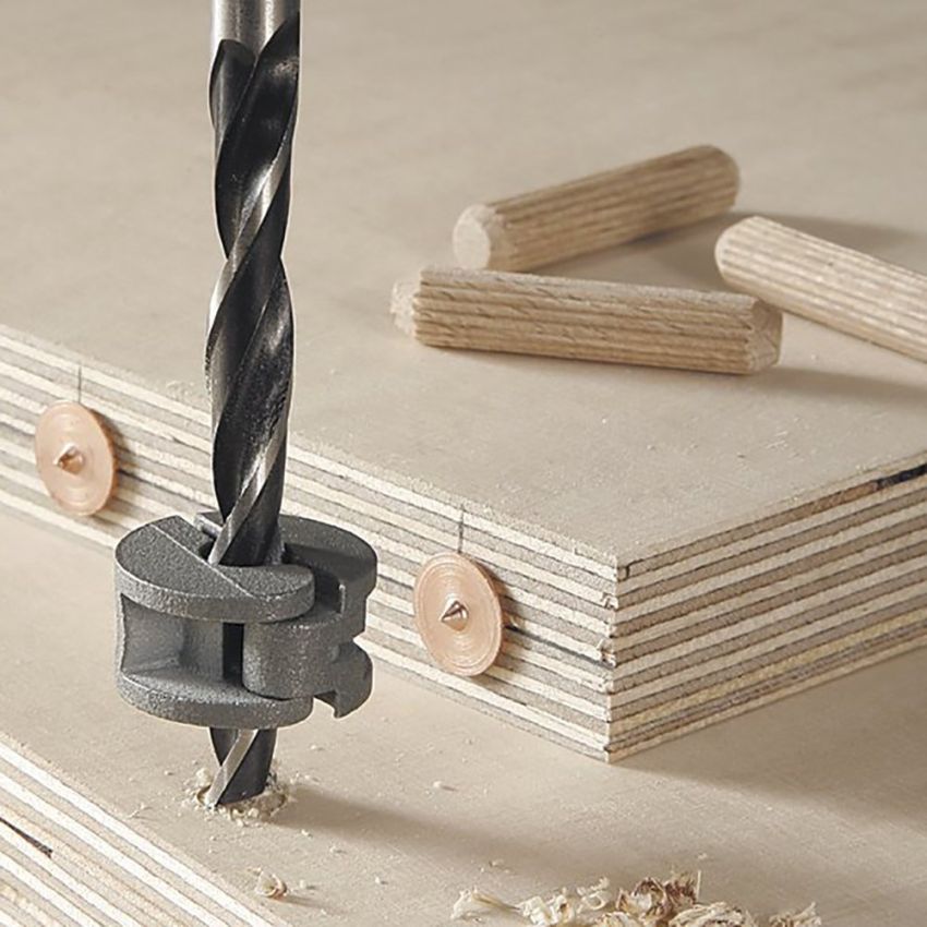  Jogo de Buchas para Cavilhar de 8mm com 28 Peças - Wolfcraft 2917000