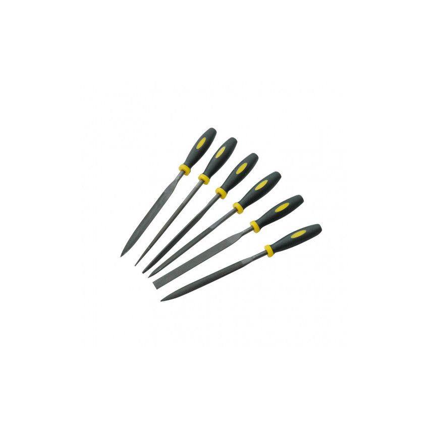 Jogo de Lima com 6 peças 3x140mm - 0752006 - Crownman 