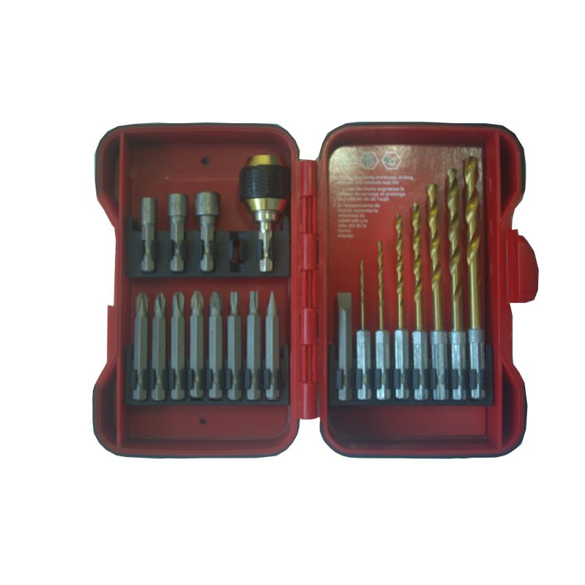 Jogo de Brocas com 20 Peças - Maxbilt 15063