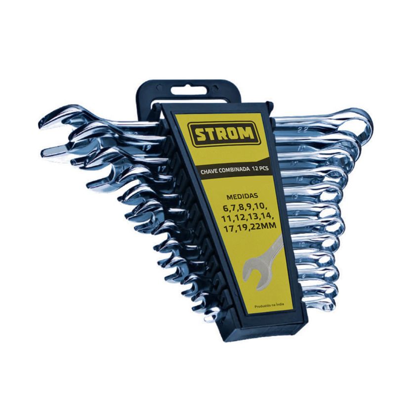 Jogo de Chaves Combinada 12 peças - H200616 - Strom