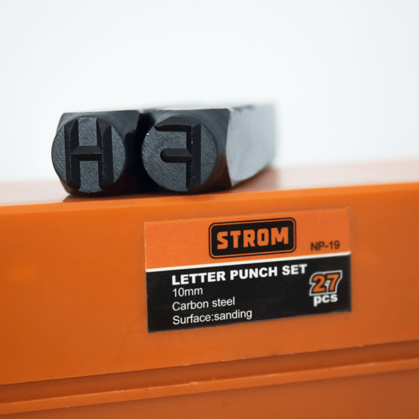 Jogo de Punção Marcador Alfabético 10mm - NP-19 - STROM