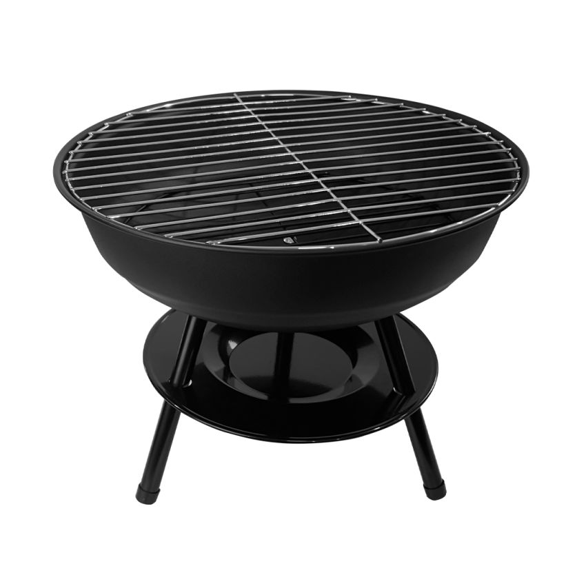 Churrasqueira Bafo Portátil a Carvão 14” de Mesa - JY-017