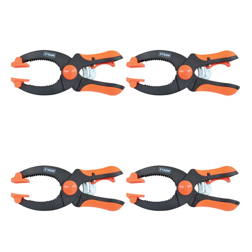 Jogo de Grampos 9Pol Aperto Rápido Multiuso 4peças - GRAMP-11 - Strom