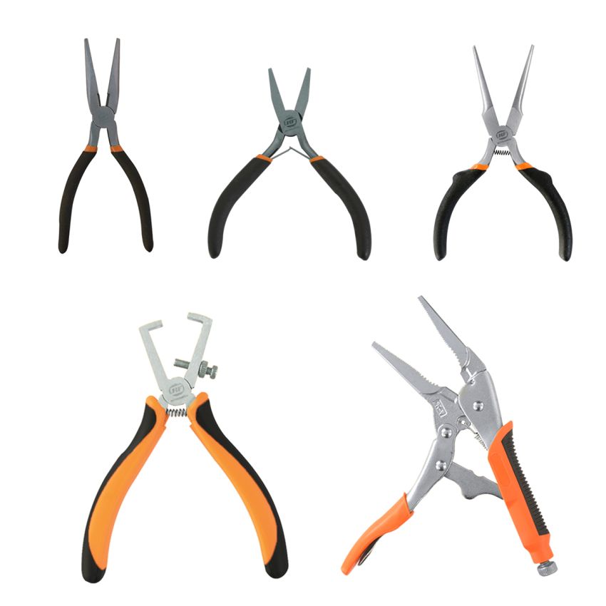 Jogo de Alicates Profissionais com 5 peças – ALIC7 – HF Ferramentas