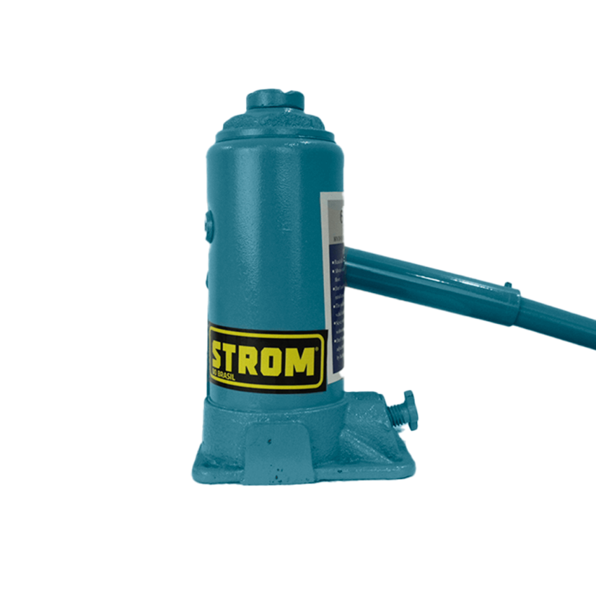 Macaco Garrafa 6T Hidráulico STROM - Compacto, Robusto e Seguro