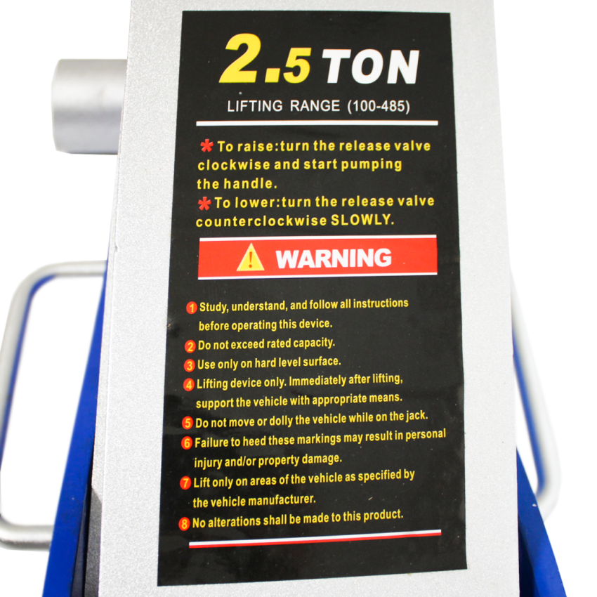 Macaco Hidráulico Tipo Jacaré de Alumínio 2,5Ton - T080301 - STROM