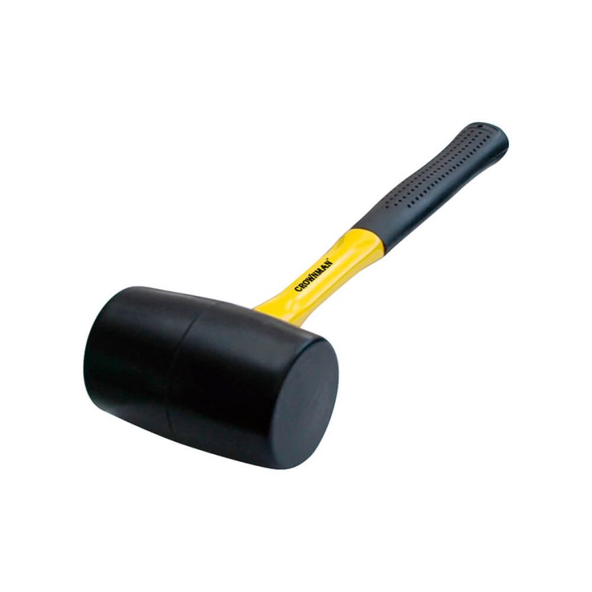 Marreta de borracha (cabo de plástico) 8oz - 0364008 - Crownman