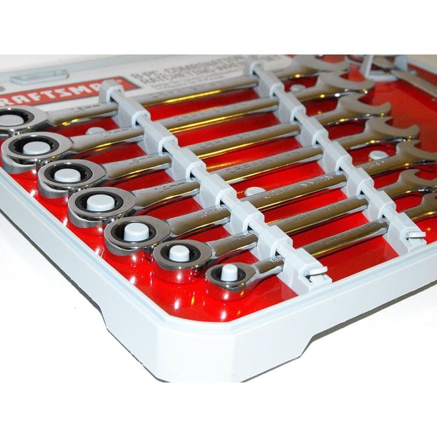 Jogo Chave Combinada Com Catraca 8 peças de 8 a 18 mm - 22985 - Craftsman