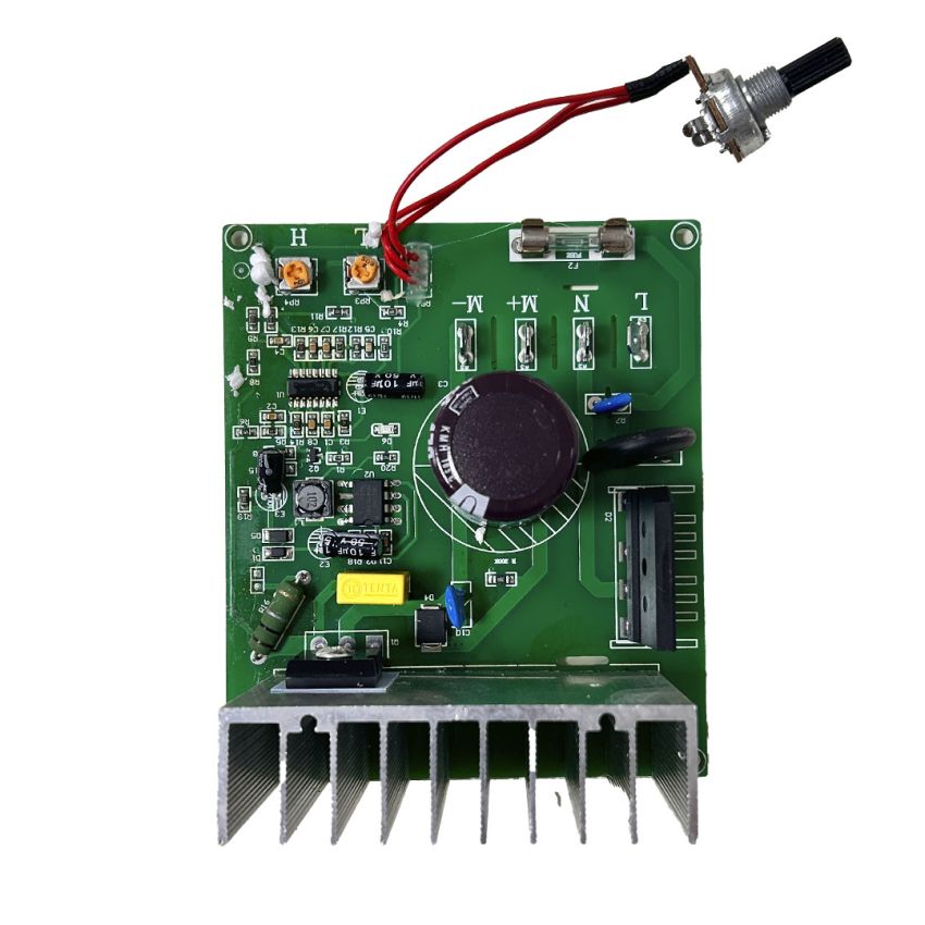 Placa Eletrônica para Torno de Madeira com Display 220V
