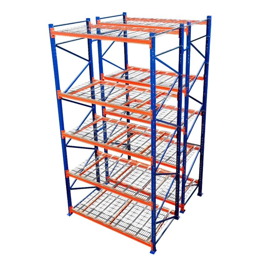 Conjunto de Porta Paletes Modular Galvanizado 3000kg por Prateleira - 3000644G - STROM