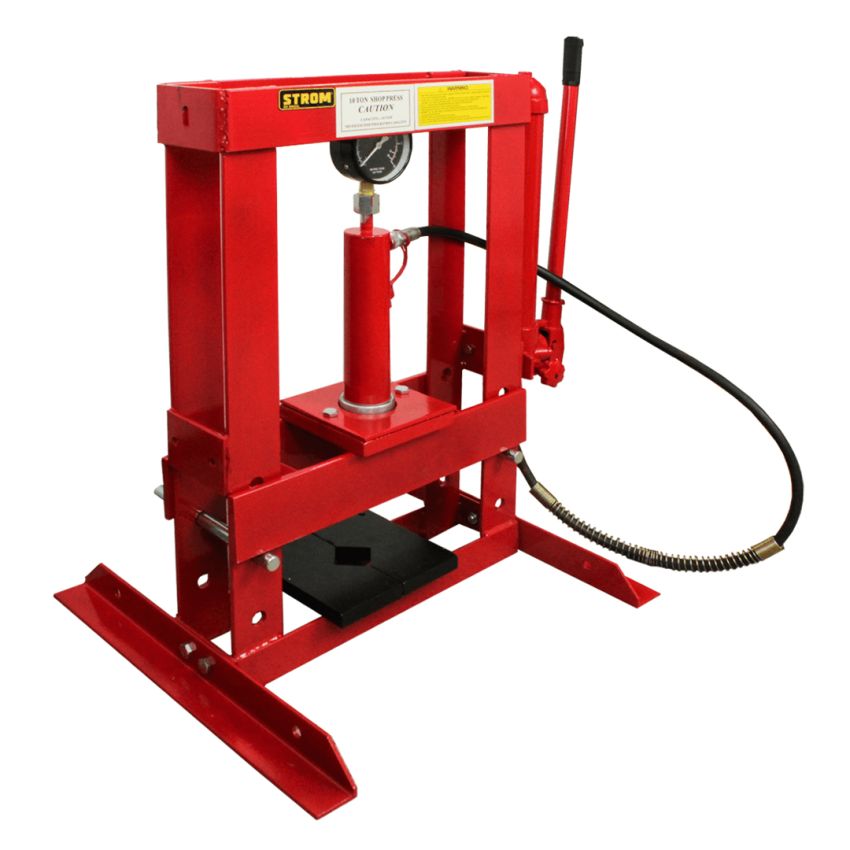 Prensa Hidráulica com Manômetro 10T - LD-P01102A