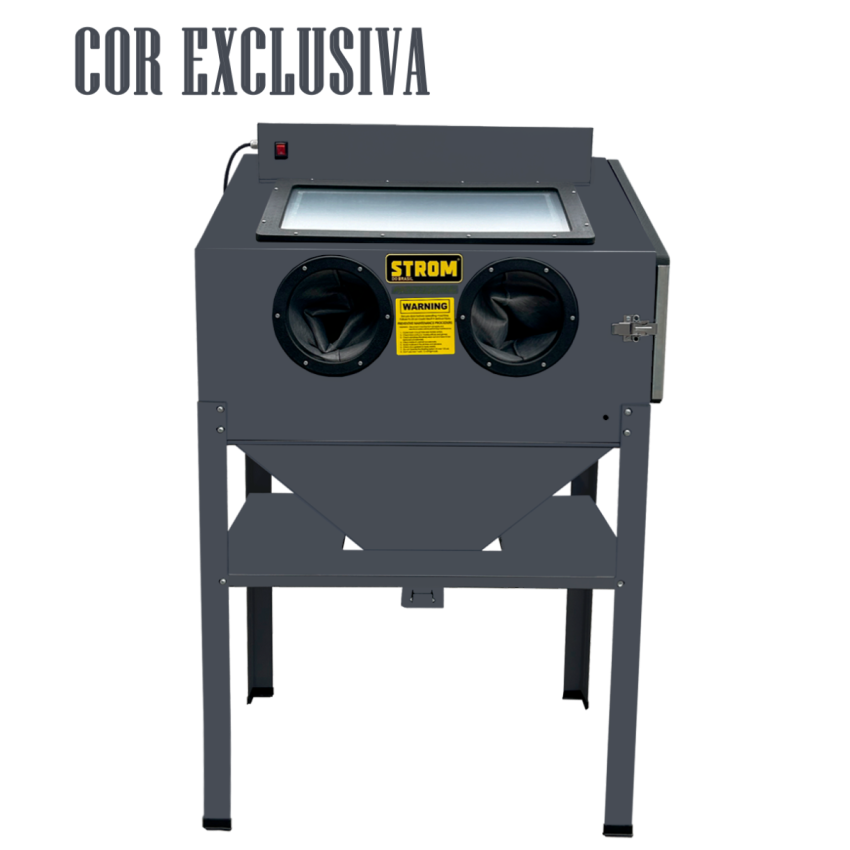 Cabine para Jateamento com Pé Longo 220 Litros 95696 - LD-D02220 - T650102B - STROM