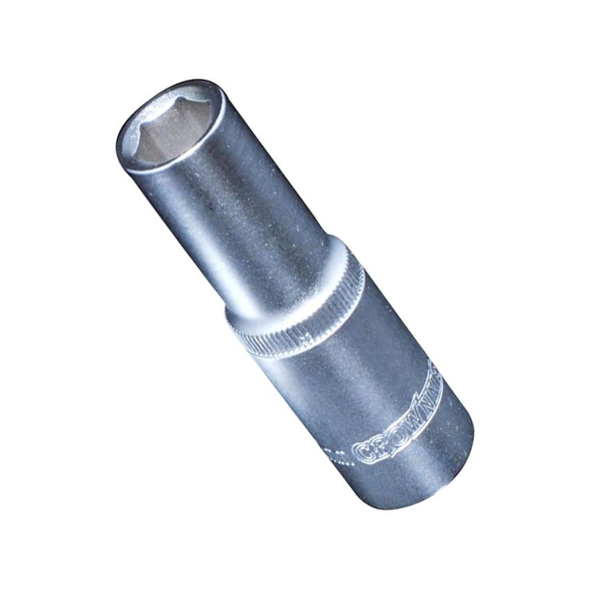 Soquete Longo, 6 pontas, Encaixe 1/2pol x 13mm - 0490213 - Crownman