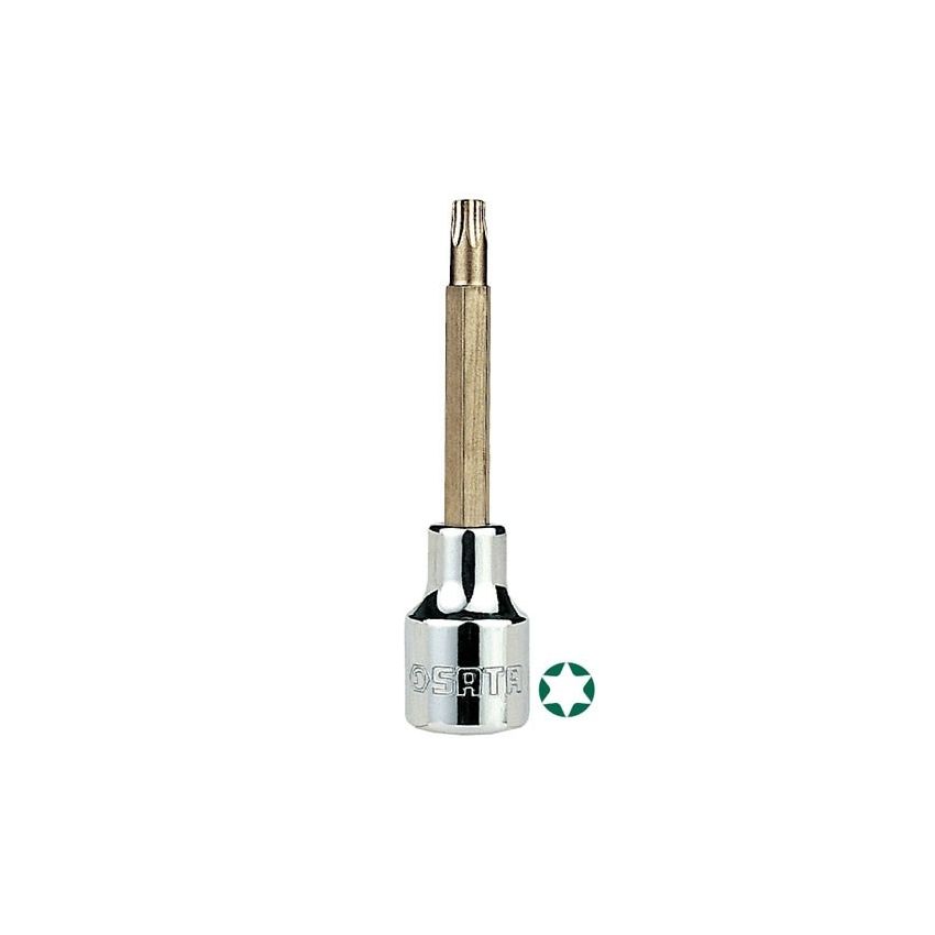 Soquete Bit Torx Longo Sata 1/2x100mm T27 - ST25103SC - Sata