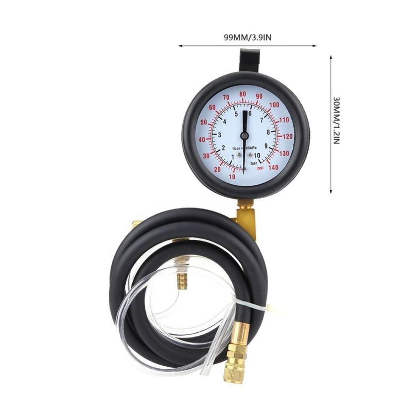 Medidor de Pressão de Combustível 0-140 PSI – B100101 – FIXMAN