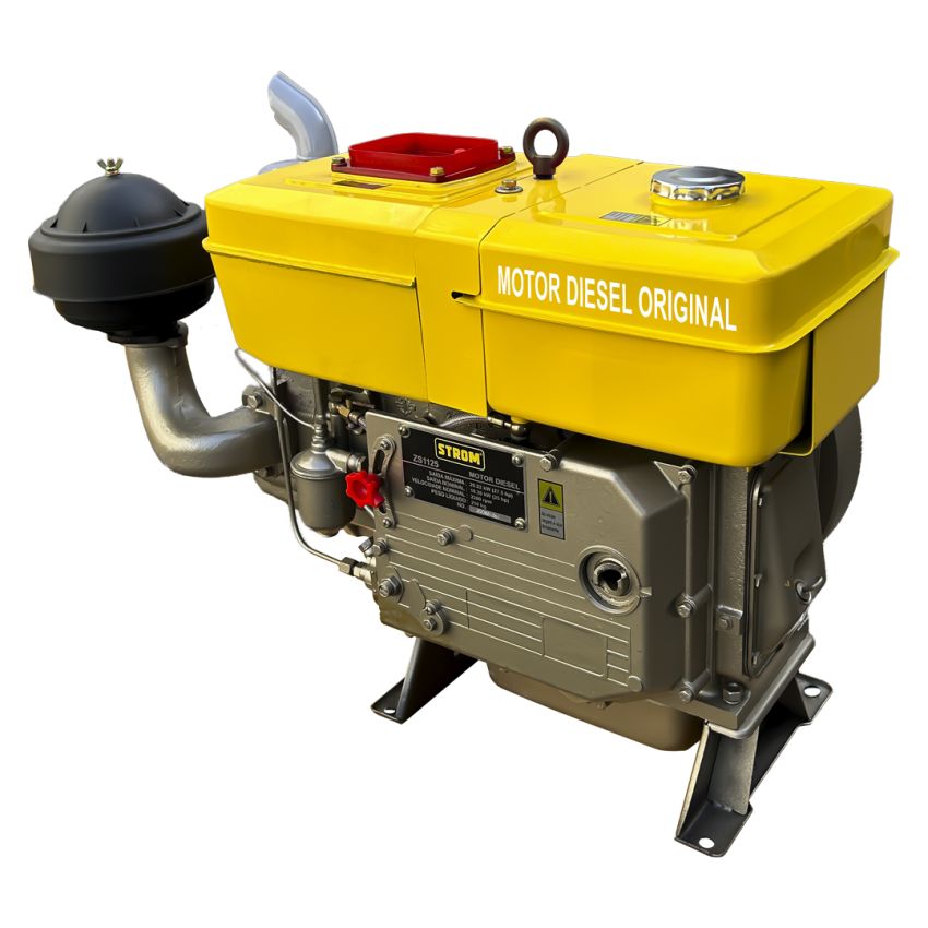 Motor Diesel 25HP - Partida Manual Refrigerado a água ZS1125 - STROM