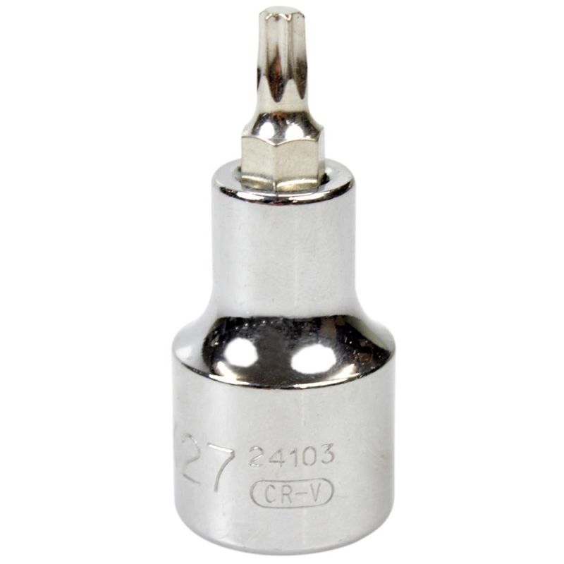 Soquete Bit Torx 1/2"x50mm T27 - ST24103SC - Sata