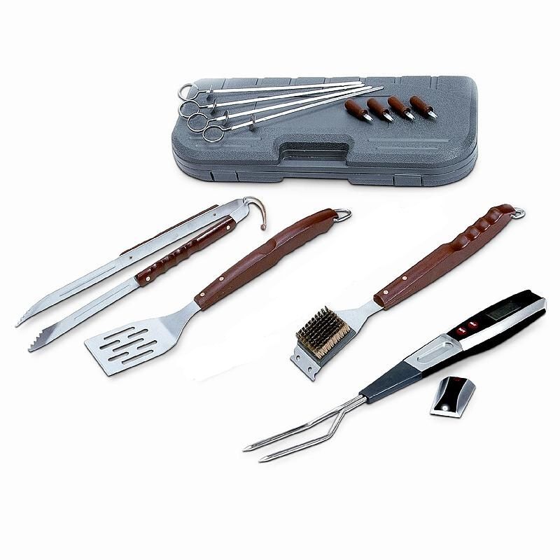 Conjunto para Churrasco com Termometro Digital 17 Pçs - 15165 - Kenmore