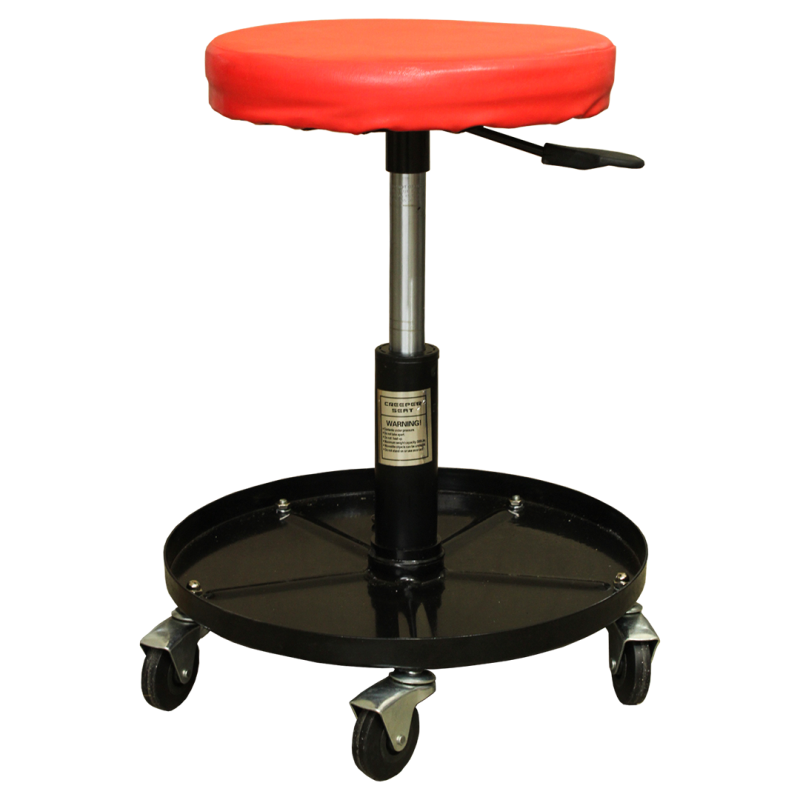 Banco Profissional Mecânico Strom – Ajustável, Giratório c/ Bandeja Organizador