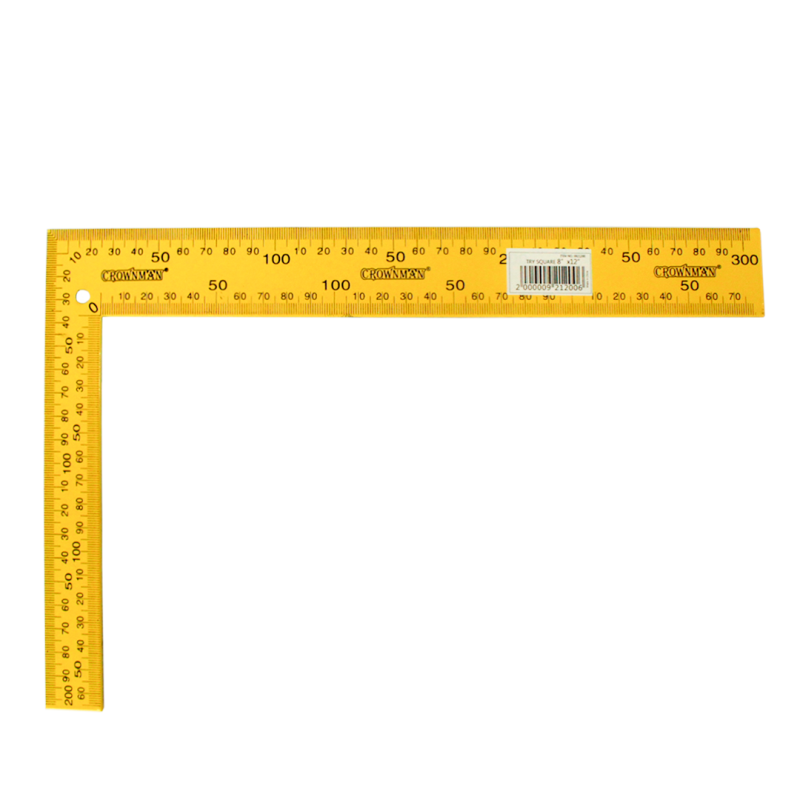 Esquadro Simples 2x12 Polegadas - 0921200-Crownman