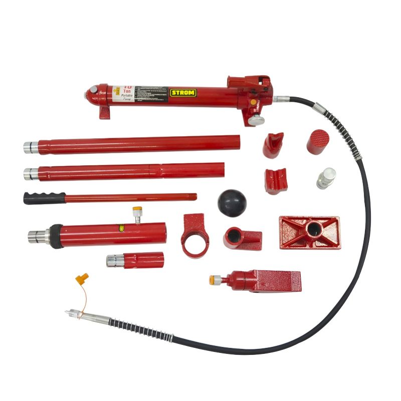 Esticador Hidráulico 10 Toneladas com Maleta 14 Peças - 97104 - STROM