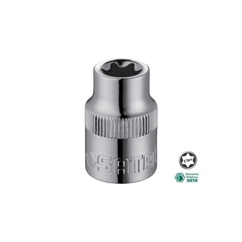 Soquete Torx 3/8" E16 - ST12710SC - Sata