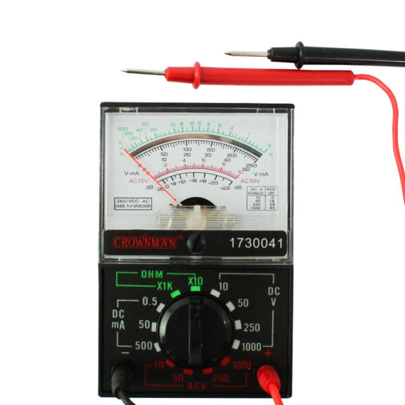 Multímetro analógico -1730041 - Crownman