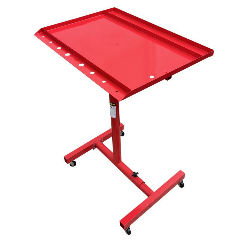 Mesa/Bancada Móvel de Trabalho com Ajuste de Altura e Tampo Rotativo 74x54cm - LD-S01002