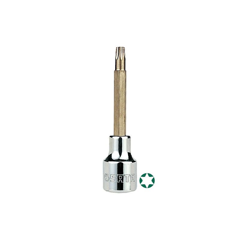 Soquete Bit Torx Longo Sata 1/2"X100mm T20 - ST25101SC - Sata