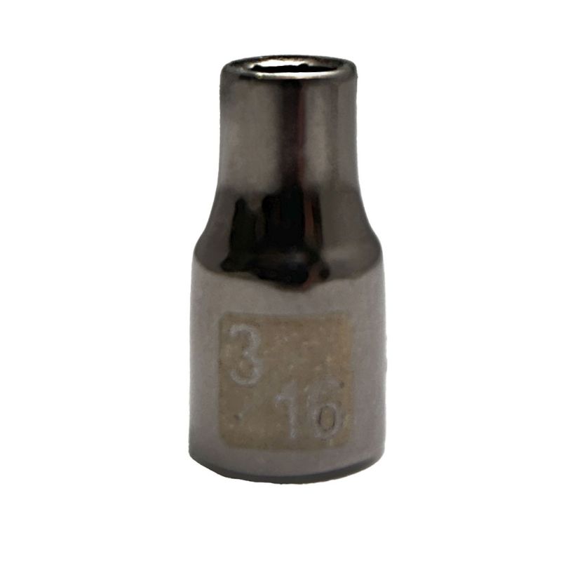 Soquete Curto 3/16, 6 Pontas, Encaixe 1/4 - 43491 - Craftsman