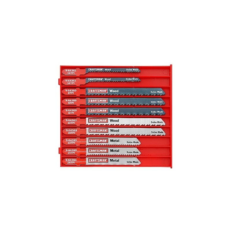 Conjunto Serra para Tico-Tico 10pçs - 64374 - Craftsman