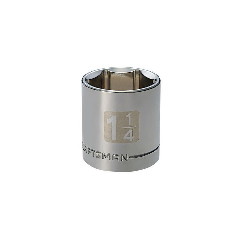 Soquete Curto 1-1/4, 6 Pontas, Encaixe 1/2 - Craftsman 50735