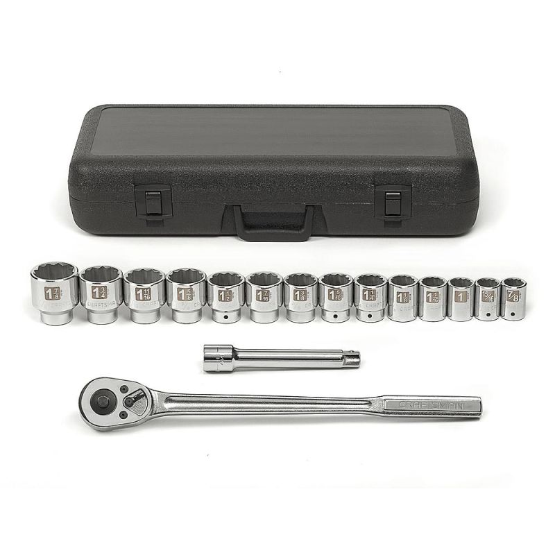 Jogo Soquete e Catraca de 3/4 12pts - 44086 Craftsman