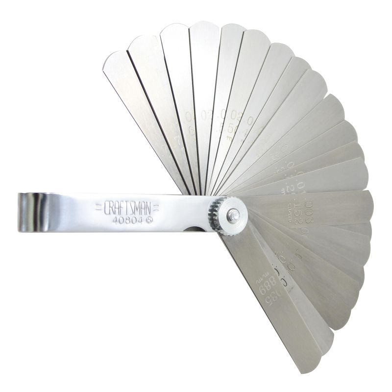 Calibre de Folgas de Velas 25 Lâminas - 40804 Craftsman